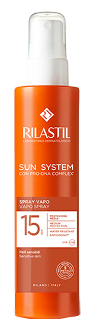 RILASTIL SUN SYSTEM SPRAY VAPO SPF15 200 ML - Farmacia Mastrangelo 