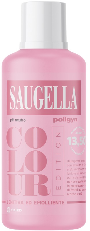 SAUGELLA POLIGYN COLOUR EDITION DETERGENTE INTIMO 500 ML - Farmacia Mastrangelo 