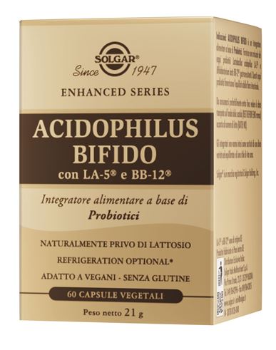 ACIDOPHILUS BIFIDO 60 CAPSULE VEGETALI - Farmacia Mastrangelo 