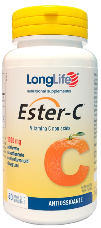 LONGLIFE ESTER C 1000MG 60 TAVOLETTE - Farmacia Mastrangelo 