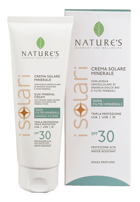 NATURE'S I SOLARI CREMA VISO CORPO MINERALE SPF30 100 ML - Farmacia Mastrangelo 