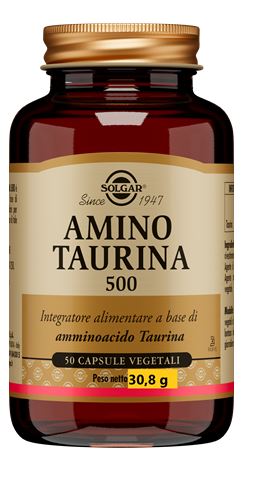 AMINO TAURINA 500 50 CAPSULE VEGETALI - Farmacia Mastrangelo 