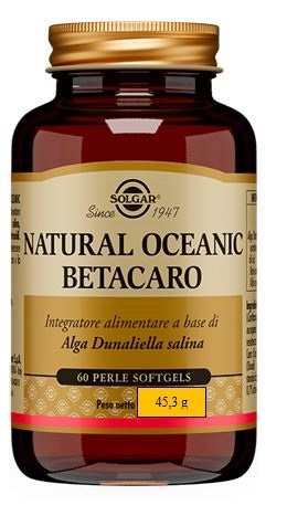 NATURAL OCEANIC BETACARO 60 PERLE - Farmacia Mastrangelo 