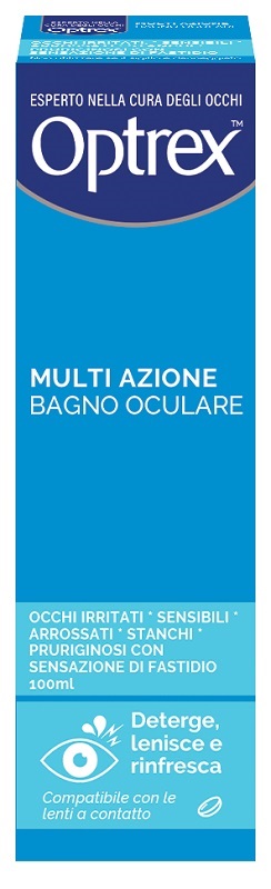 BAGNO OCULARE OPTREX MULTI AZIONE 100 ML - Farmacia Mastrangelo 