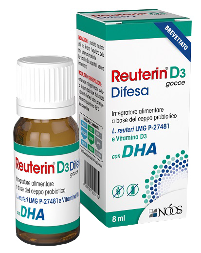 REUTERIN D3 DIFESA GOCCE CON DHA 8 ML - Farmacia Mastrangelo 
