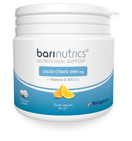 BARINUTRICS CALCIO CITRATO ARANCIA LIMONE ITA 90 COMPRESSE - Farmacia Mastrangelo 