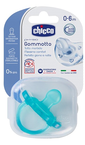 CHICCO GOMMOTTO IN SILICONE BOY 0-6 MESI 1 PEZZO - Farmacia Mastrangelo 