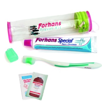DENTAL KIT FORHANS ADULTI SPAZZOLINO + DENTIFRICIO - Farmacia Mastrangelo 