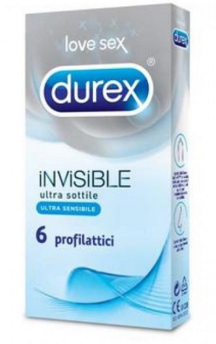 DUREX INVISIBLE PROFILATTICO 6 PEZZI - Farmacia Mastrangelo 