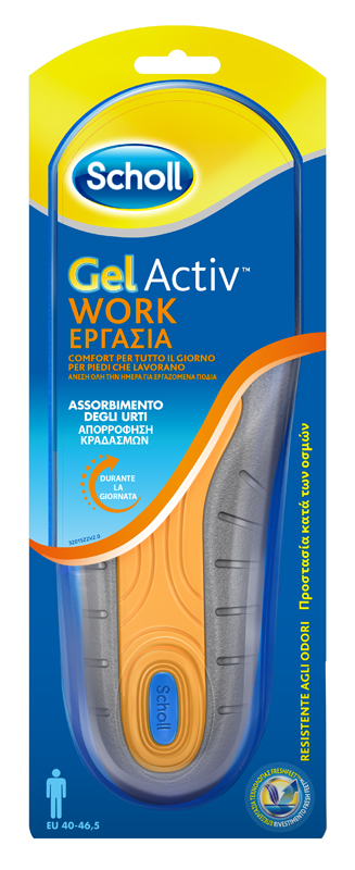 SCHOLL GEL ACTIV WORK UOMO - Farmacia Mastrangelo 