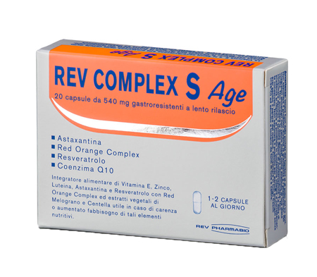REV COMPLEX S AGE 20 CAPSULE - Farmacia Mastrangelo 