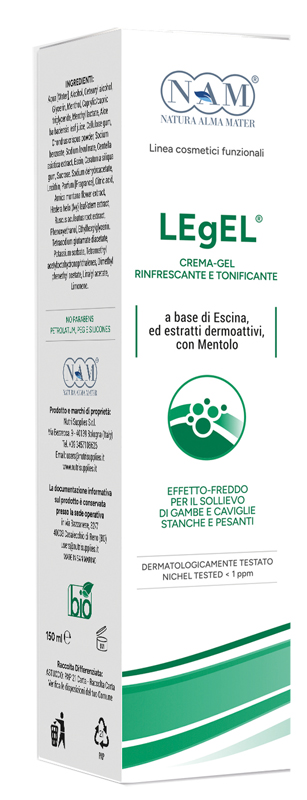 LEGEL CREMA-GEL RIFRESCANTE E TONIFICANTE PER GAMBE 150 ML - Farmacia Mastrangelo 