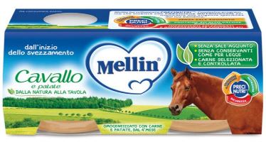 MELLIN OMOGENEIZZATO CAVALLO E PATATE 2 X 80 G - Farmacia Mastrangelo 
