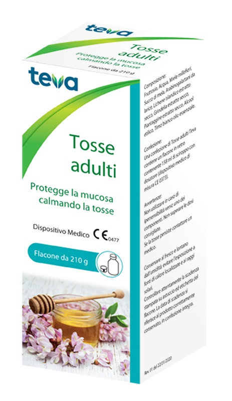 TOSSE ADULTI TEVA SCIROPPO 210 G - Farmacia Mastrangelo 
