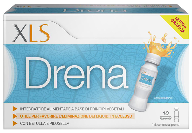 XLS DRENA 10 FLACONCINI X 10 ML - Farmacia Mastrangelo 