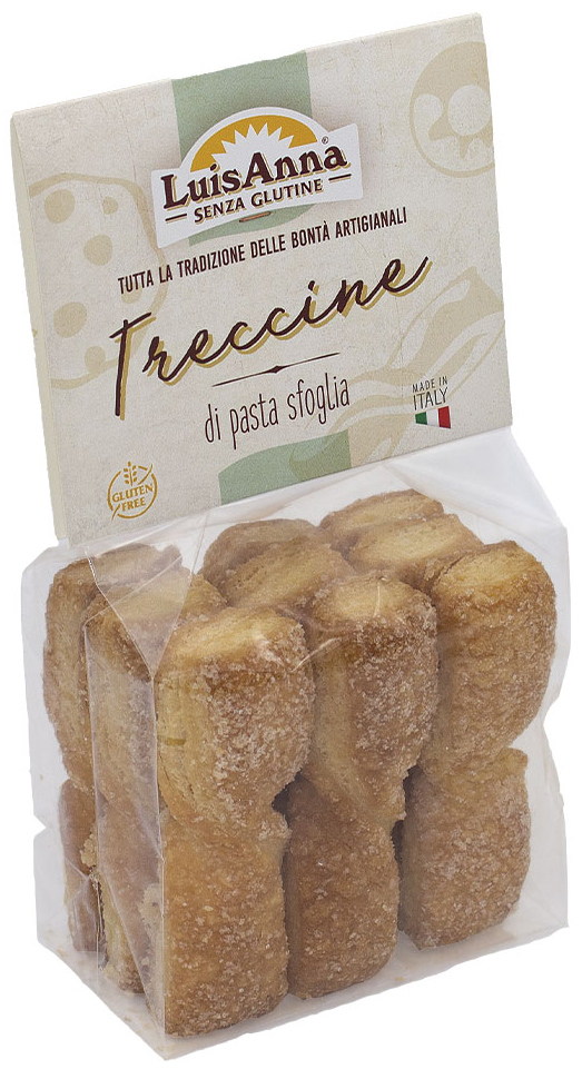 BISCOTTI SFOGLIA TRECCINE 130 G - Farmacia Mastrangelo 
