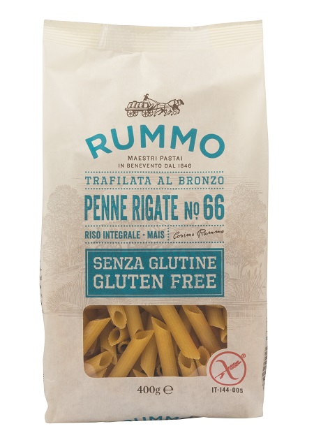 RUMMO PENNE RIGATE N66 DI RISO INTEGRALE E MAIS 400 G - Farmacia Mastrangelo 