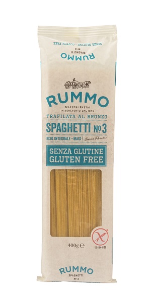 RUMMO SPAGHETTI N3 DI RISO INTEGRALE E MAIS 400 G - Farmacia Mastrangelo 