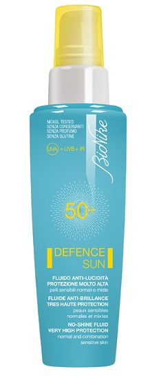 DEFENCE SUN 50+ FLUDIO ANTI LUCIDITA' PROTEZIONE MOLTO ALTA 50 ML - Farmacia Mastrangelo 