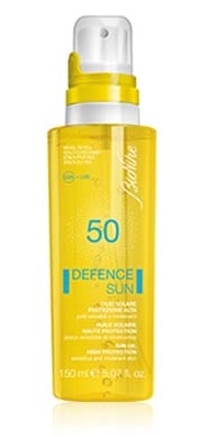 DEFENCE SUN 50 OLIO SOLARE PROTEZIONE ALTA 150 ML - Farmacia Mastrangelo 