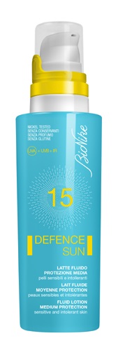 DEFENCE SUN 15 LATTE FLUIDO PROTEZIONE MEDIA 125 ML - Farmacia Mastrangelo 