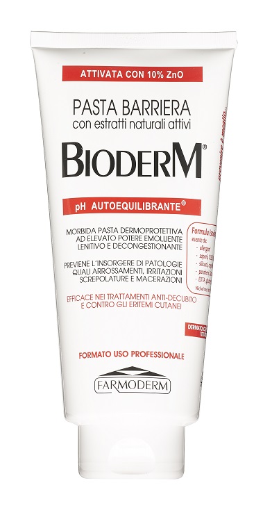BIODERM PASTA BARRIERA TRASPIRANTE PH AUTOEQUILIBRANTE CON 10% ZINCO 300 ML - Farmacia Mastrangelo 