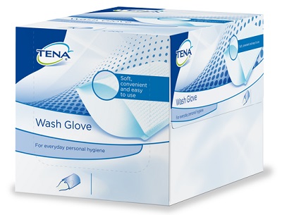 GUANTO PER IGIENE TENA WASH 50 PEZZI - Farmacia Mastrangelo 