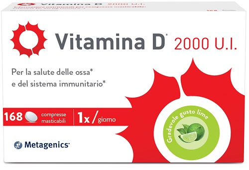 VITAMINA D 2000 UI 168 COMPRESSE MASTICABILI - Farmacia Mastrangelo 