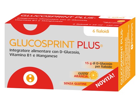 GLUCOSPRINT PLUS ARANCIA 6 FIALOIDI DA 25 ML - Farmacia Mastrangelo 