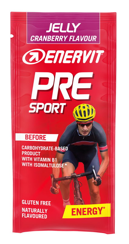 PRE SPORT GUSTO MIRTILLO ROSSO 1 BUSTINA IN GELATINA 45 G - Farmacia Mastrangelo 