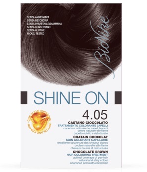 BIONIKE SHINE ON TRATTAMENTO COLORANTE CAPELLI CASTANO CIOCCOLATO 4.05 - Farmacia Mastrangelo 