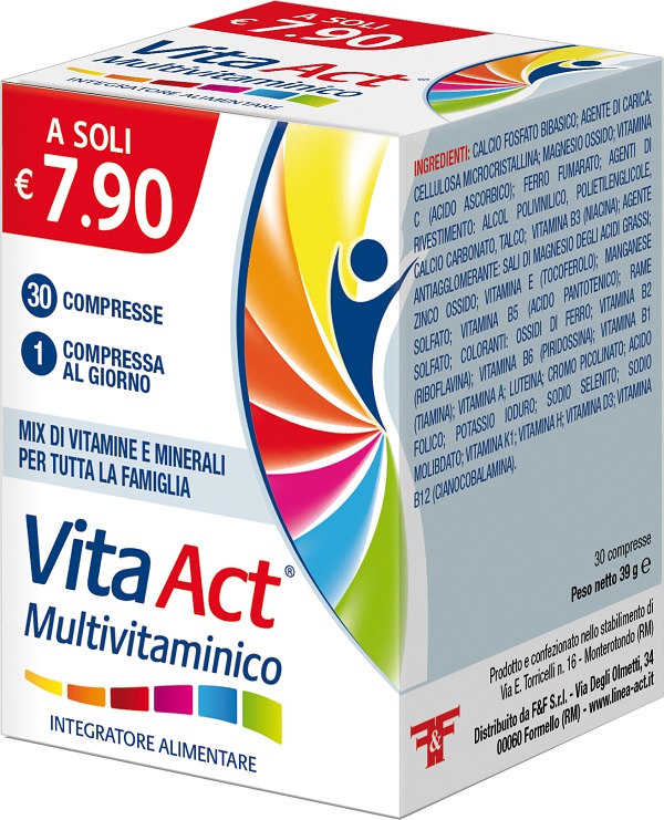 VITA ACT MULTIVITAMINICO 30 COMPRESSE - Farmacia Mastrangelo 