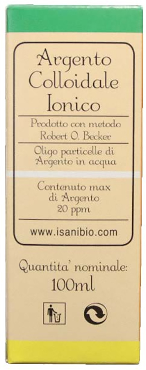 ARGENTO COLLOIDALE IONICO 20 PPM 100 ML - Farmacia Mastrangelo 