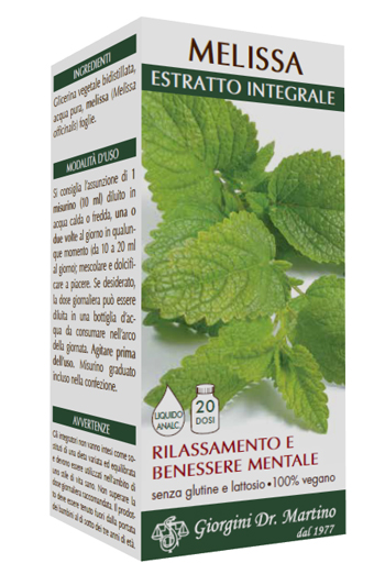 MELISSA ESTRATTO INTEGRALE 200 ML - Farmacia Mastrangelo 