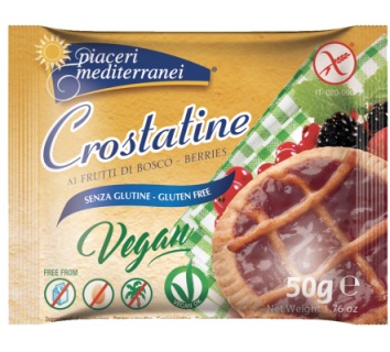 PIACERI MEDITERRANEI CROSTATINE FRUTTI DI BOSCO 50 G - Farmacia Mastrangelo 