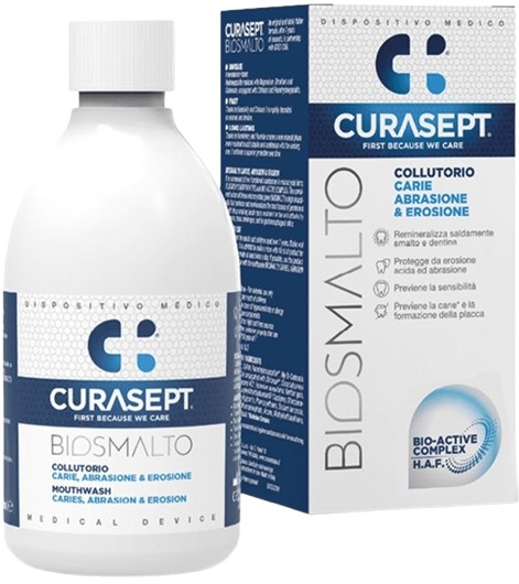 CURASEPT BIOSMALTO COLLUTORIO CARIE ABRASIONE&EROSIONE 300 ML - Farmacia Mastrangelo 