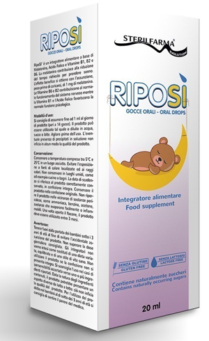 RIPOSI' NOTTE GOCCE ORALI 20 ML - Farmacia Mastrangelo 