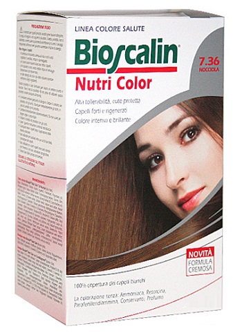 BIOSCALIN NUTRI COLOR 7,36 NOCCIOLA SINCROB 124 ML - Farmacia Mastrangelo 