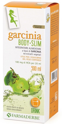 GARCINIA BODY SLIM GUSTO FRUTTI DI BOSCO 500 ML - Farmacia Mastrangelo 