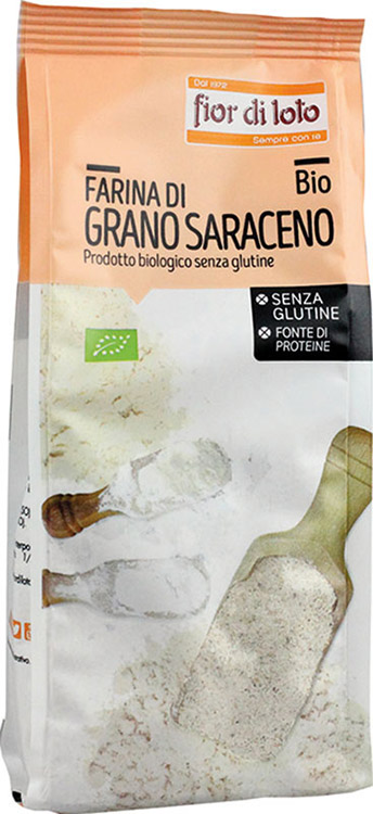 FARINA GRANO SARACENO SENZA GLUTINE BIO 375 G - Farmacia Mastrangelo 
