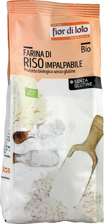 FARINA RISO IMPALPABILE SENZA GLUTINE BIO 375 G - Farmacia Mastrangelo 