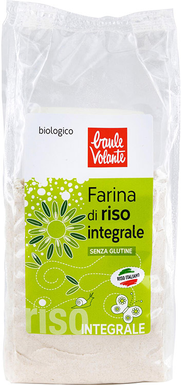 FARINA RISO INTEGRALE SENZA GLUTINE BIO 375 G - Farmacia Mastrangelo 
