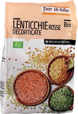 LENTICCHIE PICCOLE ROSSE DECORTICATE BIO 400 G - Farmacia Mastrangelo 