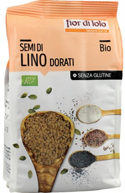 SEMI LINO DORATI SENZA GLUTINE BIO 400 G - Farmacia Mastrangelo 