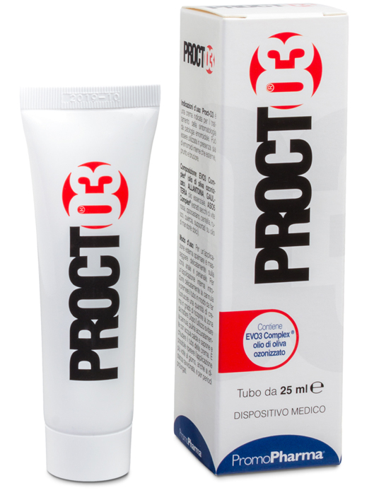 PROCTO3 CREMA PER TRATTAMENTO EMORROIDI 25 ML - Farmacia Mastrangelo 