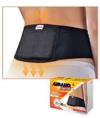 GIBAUD CINTURA TERMOATTIVA  RIUTILIZZABILE + 8 CEROTTI AUTORISCALDANTI - Farmacia Mastrangelo 