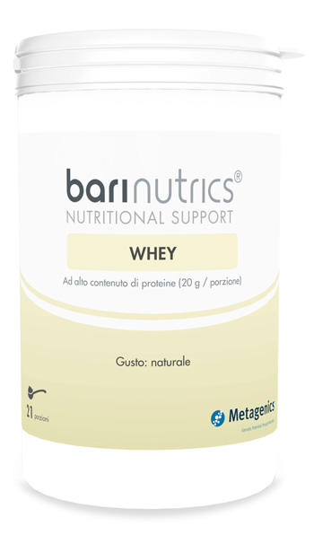BARINUTRICS WHEY 21 PORZIONI X 22,71 G - Farmacia Mastrangelo 