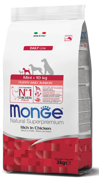 MONGE MINI PUPPY 3000 G - Farmacia Mastrangelo 