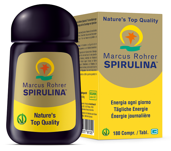 SPIRULINA MARCUS ROHRER 180 COMPRESSE - Farmacia Mastrangelo 