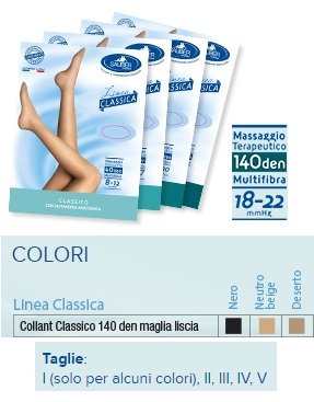 SAUBER COLLANT 140 DENARI MAGLIA LISCIA NEUTRO BEIGE 1 LINEA CLASSICA - Farmacia Mastrangelo 